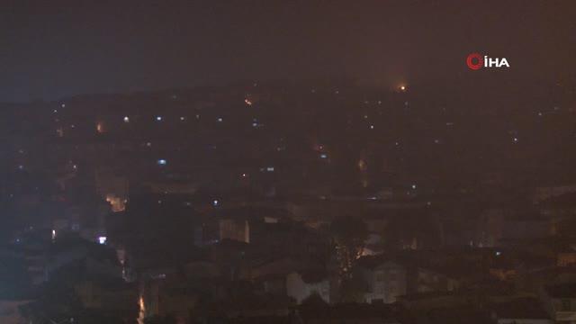 İstanbul'da gece saatlerinde sis etkili oluyor
