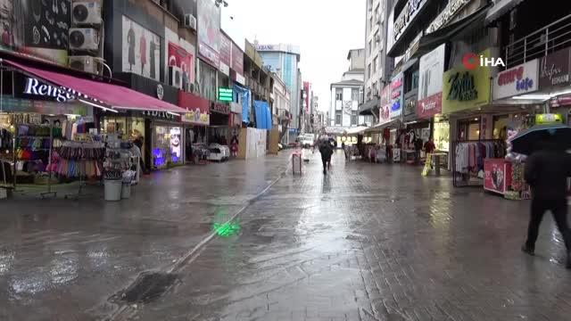 Samsun'da yağmur etkili oldu