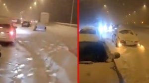 Ankara-Bolu yolunda saatlerdir mahsur kalan vatandaş son durumu paylaştı! Araçları terk edip gittiler