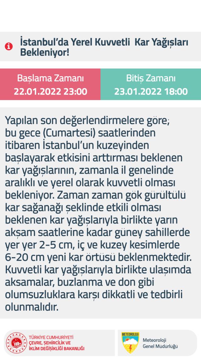 İstanbul'a gök gürültülü kar sağanağı uyarısı! 20 santimi bulacak